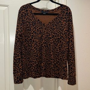 SANCTUARY animal print sweater